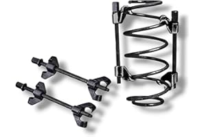 Terryshop74 Kit Compressore Molle Ammortizzatori Auto - Set 2 Estrattori Regolabili, Lunghezza 380mm, Ideale per Smontaggio Sicuro di Ammortizzatori Auto, Portata Fino a 38cm