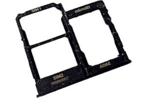 MAINHATTAN MOBILE Dual Simkartenhalter passend für Samsung Galaxy A41 (A415F/DSN), Originalersatz, Schwarz