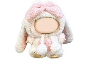 HAMKU 17 cm große Puppenkleidung für labubu Kleidung: Kaninchen（Puppen sind Nicht im Lieferumfang enthalten