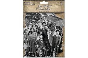 TIM HOLTZ IDEA-OLOGY Paper Dolls Poses Tim Holtz Idealogia, 62 Pezzi