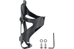 ROADNADO Carbon Bottle Cage, Carbon Water Bottle Cage for Road Bikes Bicycle MTB Bottle Holder Cycling Bottle Cage 26g Ultralight and Strong suit for Kettle 72-74 mm Diameter (Glossy-1pcs)