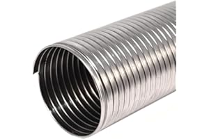 SGM CLIMA SRLS AIR EVOLUTION Tubo flexible corrugado de acero inoxidable para chimenea (DN 150 mm L 1 m)