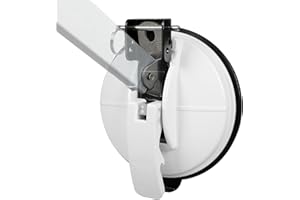 Btstil Lot de 2 supports d'auvent pour base d'auvent Thule Fiamma et DOMETIC - Compatible avec VW T6 T5 T4 T6.1 Ford Nugget Vans Camper Caravan (blanc)