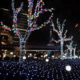 Lichterkette Solar Lichterkette, runde/globe Lichterkette, 60led 10m Solar String Lights , Partybeleuchtung, Weihnachtsbeleuchtung, Kugel Lichterkette für Innen und Außen, Haushalt, Garten, Hochzeit, Party, Halloween, Weihnachten - 7