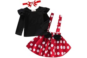 IBTOM CASTLE Vestido de princesa con diseño de Minnie Mouse para niña, de manga corta, para carnaval, cosplay, medieval, con lazo y tutú, para 1 – 4 años
