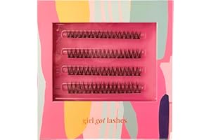 ‎GIRL GOT LASHES GirlGotLashes Pre-Glued Lashes - Oopsy Daisy - Selbstklebende Wimpernsegmente Besonders geeignet für Anfänger & Ungeduldige - Set aus 36 Wimpernsegmenten und Mini Applikator (Oopsy Daisy - Pre-Glued)