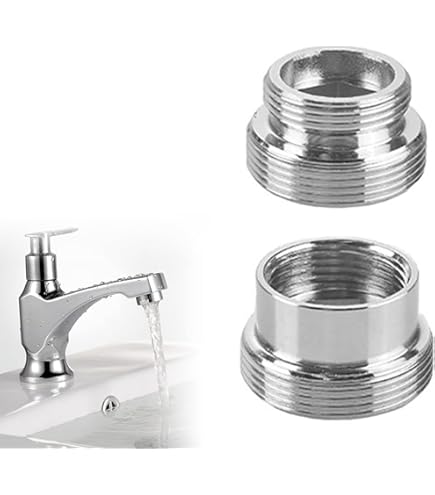 AERZETIX - Connettore/Adattatore per Rubinetto in Ottone 1/2'' Femmina Filettatura Interna e 1/2'' Maschio - Naso Rubinetto - Raccordo Rapido per Tubo da Giardino - C17808