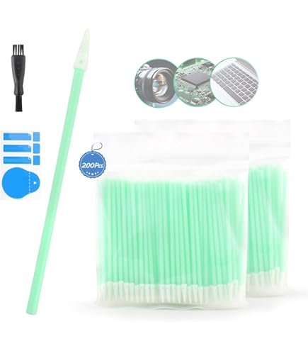 Kit De Nettoyage Appareil Photo - 50 Cotons-tiges Caméra En Mousse - Idéal Pour Objectifs, Capteurs, Imprimantes Et écrans !