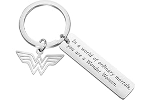 KUIYAI Wonder Woman Gift DC Comics Inspired Gift Girl Power Diana Prince Gift In a World of Ordinary Mortals You are a Wonder Women e Metallo