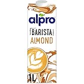 Alpro Barista Badem S&uuml;t&uuml; 1 L Vegan Laktozsuz Bitkisel Bazlı