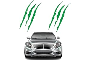 AHLMA 2 Pegatinas para Coches 40 x 14 cm pegatinas coche exterior pegatinas coche pegatinas moto de Automóviles Motocicletas Decoración de Pegatinas (Verde)