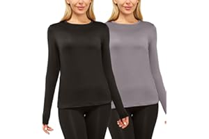 CL convallaria Ropa Interior térmica para Mujer, Ropa Interior Funcional, termoactiva y Transpirable, Forro Polar Interior, Ropa Interior de esquí, Ropa Interior térmica Suave