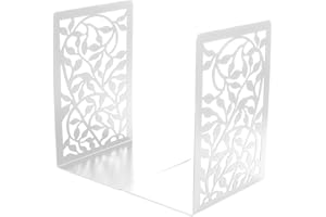 UOCAI Buchstütze, Buchstützen Metall Bücherhalter für Regal Bookends Book Holder CD Kinder Metall Buch Halterung Regal Bookends Buchstopper L- Form Bücher Halter für Regal