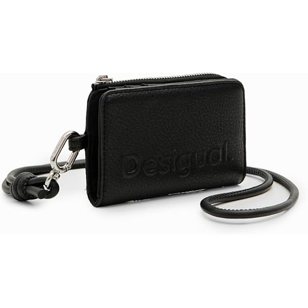 Desigual Small Padded Logo Backpack in Black