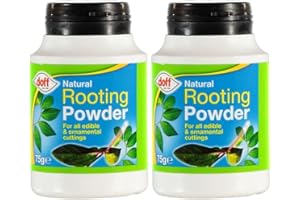 ONLINESTREET Doff Rooting Hormone Powder for Cutting Strong Roots/Help to Grow Edible Plants/Gardening for Outdoor and Indoor and Use to Prepare Organic Natural Nutrients 75g (Pack of 2)