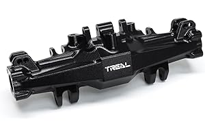 TREAL Mini LMT Front or Rear Axle Housing Aluminum 7075 CNC Billet Machined Upgrades 1/18 Scale(Black)
