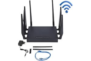 Culnflun Routeur WiFi6 5G CPE, avec 8 Antennes Routeur WiFi 5G CPE avec Emplacement pour Carte SIM, 1000 Mbps, Plug and Play Réseau Ethernet Gigabit Double Bande WiFi6(Prise UE)
