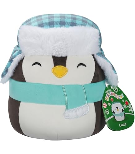 Squishmallows - Peluche Mauve Le Phoque Bleu 30 Cm