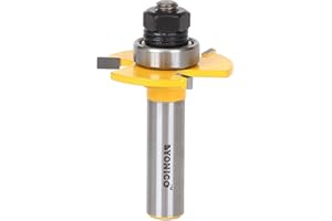 Yonico 14182 - Biscuit Joint Slot Cutter Router Bit, #20 Biscuit Slot Cutter - 1/2" Shank