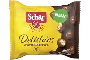 SCHÄR Delishios palline di cioccolato croccanti senza glutine 37 g Schar