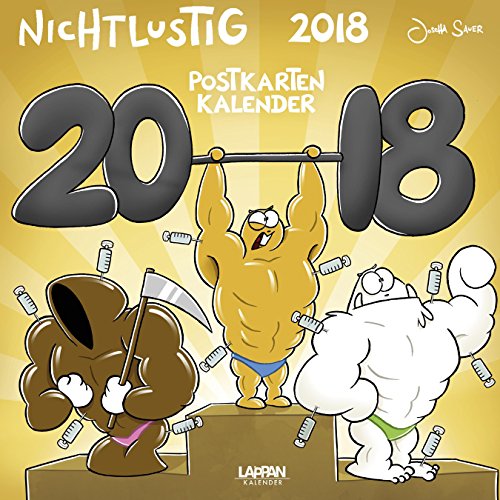 Preisvergleich Produktbild Nichtlustig Postkartenkalender 2018