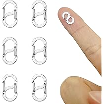 4 Chiusure A Doppia Testa A Moschettone - Per Braccialetti, Collane Fai Da Te, Prolunghe Catena Gioielli - Foto 2