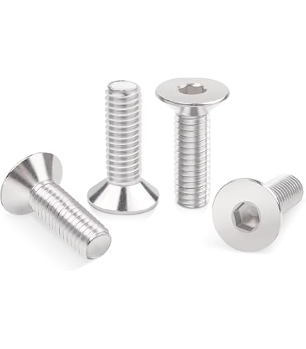 Unverlierbare Schrauben M2,5x6mm Edelstahl 20 Stück - Senkkopf Mit Kreuzschlitz