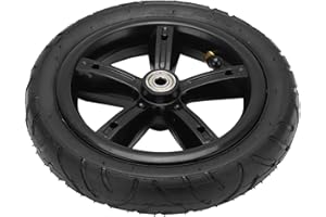 ITONASH 8 Inch 200x45 Pneumatic Wheel with Inner Tube, 8 Inch Pneumatic Wheel with Inner Tube, for Electric Scooter with Hub and Bearings