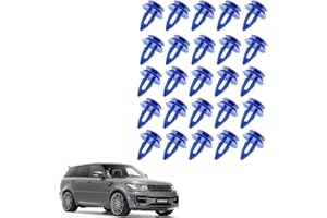 AIDI Wheel Arch Trim Clips, 20 PCS Car Trim Clip Retainers Compatible with Range Rover Evoque Blue Car Trim Clips Plastic Fasteners Front Rear Wheel Arch Moulding Fasteners Car Fasteners
