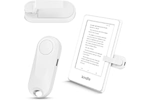 Sycelu K2 RF Fernbedienung zum Seitenwenden zum Lesen auf Kindle, Paperwhite,Kobo,Surface, iPhone/Android Tablets Comics/Romane Fotografieren Kamera Videoaufzeichnung(weiß)