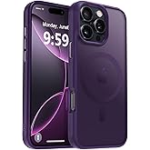 URUCHI G&uuml;&ccedil;l&uuml; Manyetik iPhone 14 Pro Max Telefon Kılıfı, [Mag-Safe ile Uyumlu] [Askeri D&uuml;zey D&uuml;şme Koruması] [G&uuml;&ccedil;l&uuml; Silikon Ke