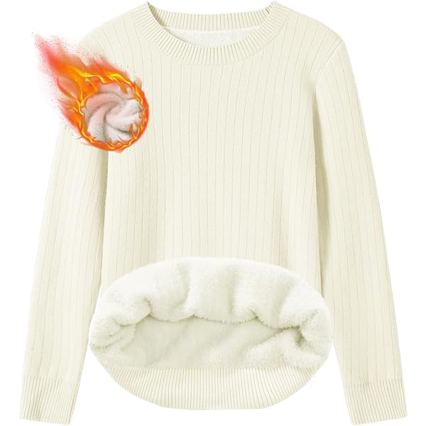 Shownicer Pull Femme à Manches Longues Col Rond Pullover