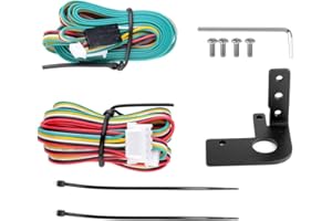 Euroharry Uchwyt z kablem do BL Touch, uchwyt do akcesoriów do drukarki BL Touch 3D Uchwyt ze stopu aluminium do drukarki BL Touch do drukarki 3D jako zamiennik dla Ender 3