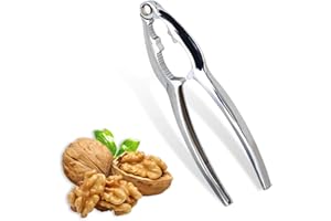 YNKKVRE Nutcracker Heavy Duty with Non-Slip Handle Stainless Steel Nut Opener Tool, for Walnut Hazelnut Almonds Pecan Seafood, an Opening Tool for Nutcracker, Pecans and Seafood