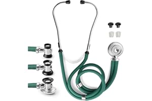 Primacare DS-9295-HG Sprague Rappaport Style Stethoscope, 30-Inch Length, Hunter Green, 450 g