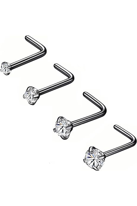 Surgical Steel 18g 20g Nose Ring 18g Nose Stud Buy 14k Gold Plated