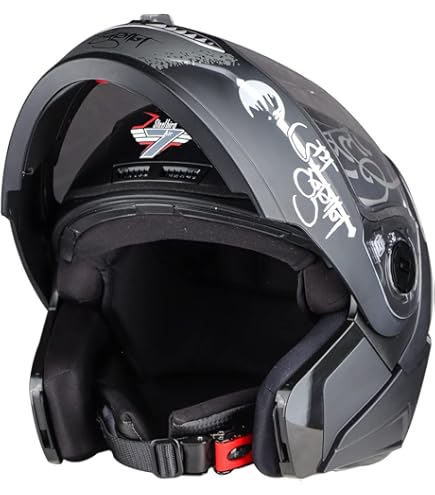 Steelbird Sba-7 Mahadev Isi Certified Motorcycling Flip-Up Helmet