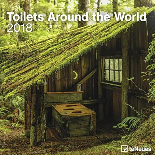 2018 Toilets Around the World Calendar - teNeues Grid Calendar - Humour Calendar - 30 x 30 cm