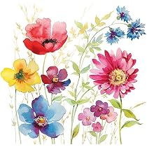 Ambiente Papierservietten Paradise Delight – 3-lagig, 33x33 Cm, 20 Stück, Für Serviettentechnik