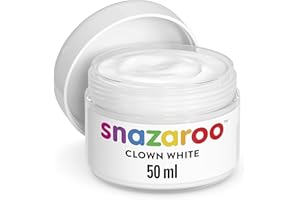 Snazaroo Clown White Creamy Water Based Face Paint 50ml