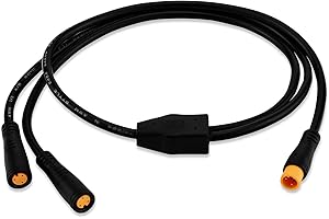 BALUOQI Capteur de vitesse et rallonge de séparateur en Y 1T2 pour BBS01 BBS02 BBSHD Capteur de changement de vitesse de capteur de vélo électrique pour Bafang Capteur de vitesse de vélo électrique Capteur de changement de vitesse du système d'entraînement moyen