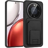 Coverzone Honor Magic 8 Lite 5G ile Uyumlu Kılıf Z-Bikart Kart B&ouml;lmeli Standlı Kilif, Deri Dokulu Y&uuml;zey, Darbe Emici Kenar Ko
