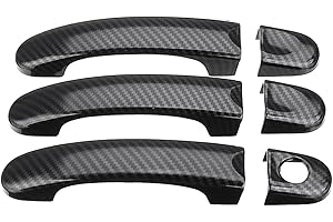 Viviance Zestaw 6 uchwytów Abs Carbon, 3 szt., kompatybilny z VW Transporter T5 T6 Caddy, kompatybilny z Vans