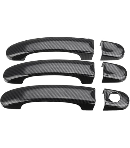 Accesorio Volkswagen Passat B6 B7 Cubiertas Cromadas Para Manillas De Puertas VW Passat B6 B7 - Acero Inoxidable, Pack De 8, Fácil Instalación Adhesivo Para Tiradores De Puertas