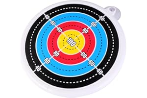 BESPORTBLE Bow Skills Targets 1pc child round archery indoor abs plastic Practice Archery hook up wall hanging archery targets for backyard Bow Skill sucker practice arrow Toy bow Kids Bow