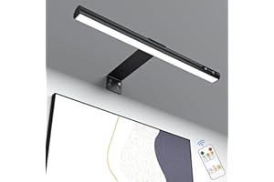 HIGHLUC Picture Lights for Wall, 4000mAh Battery Operated Wall Lights, Cordless Dart Board Light, Dimmable & 3 Color Temps, 15.7” Rechargeable Picture Light with Remote for Dartboard Mirros Frame Gallery