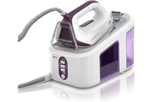 Braun CareStyle3PRO IS3155VI Ferro da Stiro con Caldaia con 5 Anni di Garanzia, MODALITA' ECOMODE, Getto Vapore 430g/min, Vapore Verticale, Autospegnimento, Blocco di Sicurezza,Serbatoio estraibile 2L