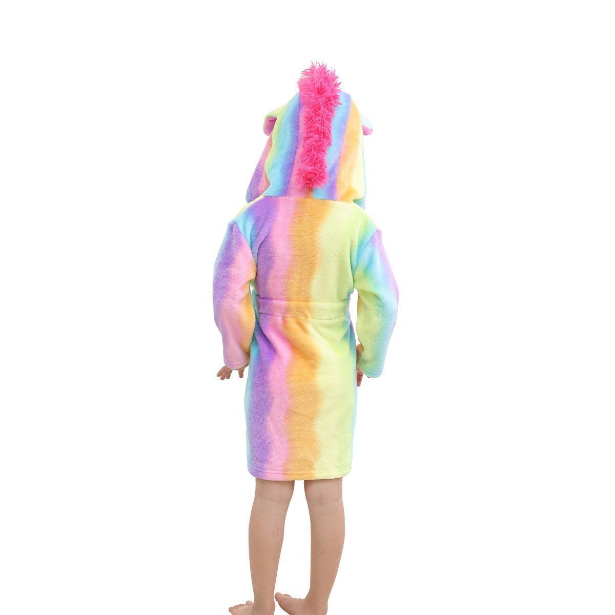 EuHigh-Peignoir-Enfant-Vtements-Confortable-Polaire-Doux-Licorne--Encapuchonn-Vtements-de-Nuit-Cadeau-Unisexe