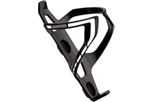 Alphatrail Bike Water Bottle Holder "Max" I Lifetime Anti-Breakage Guarantee 36g Lightweight Design I Incl. Fixing Screws I Fits Cube, SKS, Elite, Topeak and other Bottles I Bike Bottle Cage in White