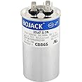BOJACK 35 uf 370V 450V AC CBB65 Motor and Fan Starting Round Capacitor 35 MFD 10000AFC
